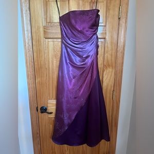 Sparkly purple sweet 16 dress
